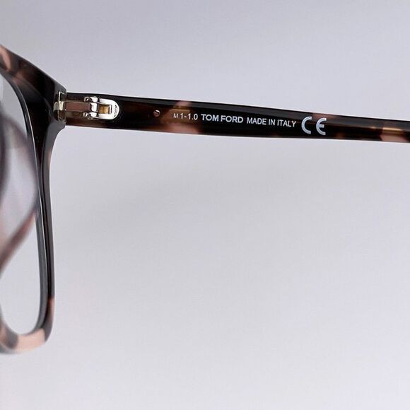 NEW TOM FORD FT5672-B 005 Black/Nude Blue Block Square Women Eyeglasses - Picture 10 of 11